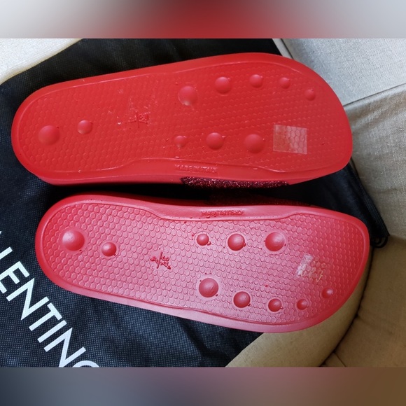 Brand New VALENTINO by Mario Valentino Solaia Locker Glitter SLIDE with box - Picture 8 of 10